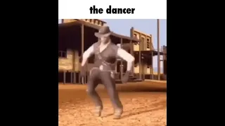 john marston dancing to the entirety of the wild west saloon theme