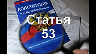 Конституция РФ Статья 53 | Каждый имеет право на возмещение  вреда, причиненного действиями власти