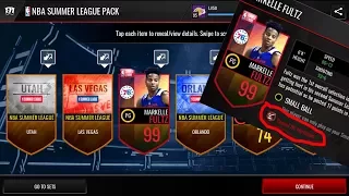 DO NOT BUILD 99 OVR MARKELLE FULTZ ! NBA SUMMER LEAGUE PACK OPENING!