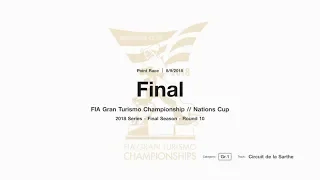 Gran Turismo™SPORT FIA GT Nations Cup Final Season Round 10 Le Mans Audi R18 Onboard