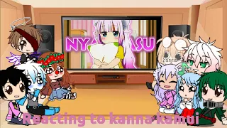 fandoms react to kanna kamui!!/gacha club/read description!!!