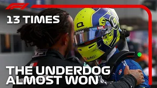 13 Times An Underdog Almost WON A Formula 1 Race!