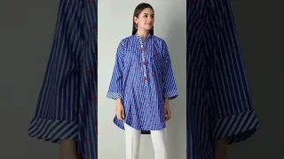 New check shirt design for girls/check kurti designs/check kurta designs for girl #fashionstyle