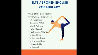 IELTS Vocabulary | Paraphrasing | Synonyms | IELTS preparation |  Get 8 Bands | IELTS AT & GT