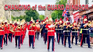 WINDSOR CASTLE GUARD|1ST BATTALION IRISH GUARDS|BAND OF THE HOUSEHOLD CAVALRY|Saturday 18 June 2022.