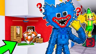 ¡MINECRAFT PERO CREO UNA MINI CASA EN POPPY PLAYTIME! 😂 | SRGATO SE ESCONDE DE POPPY PLAYTIME 2