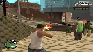 GTA San Andreas DYOM: Attacking Vagos / Robbing the police