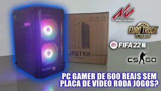 PC GAMER DE 600 REAIS EM GAMES, CORE I3 4170/HD GRAPHICS 4400 TESTE EM JOGOS, SERÁ QUE VALE A PENA?