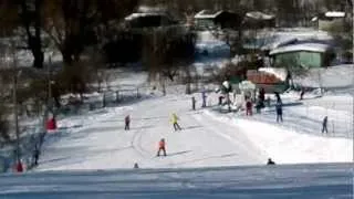 Горнолыжный склон Куркино. Московская обл.