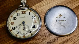 Antique WW2 Military Pocket Watch OVERHAUL  - JAEGER LeCOULTRE