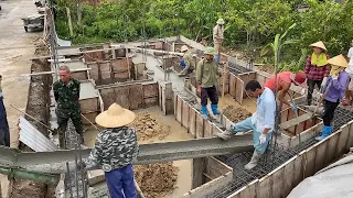 technology of building foundation beams by centrifugal pile pressing method builder's technique