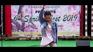 Imtinenla: Dance Expression Queen- Performing in St. Joseph's College, Jakhama. Nagaland