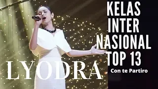 KELAS INTERNASIONAL ! Lyodra - CON TE PARTIRÒ (Andrea Bocelli) - TOP 13 - Indonesian Idol