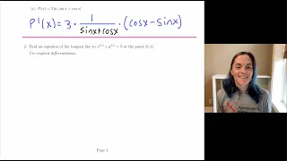 Calculus I: Quiz 4 Extra Practice (bio)