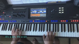 It's a Sin (Pet Shop Boys) cover played live by Pedro Eleuterio with Yamaha Genos Keyboard