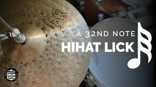 A 32nd Note Hihat Lick