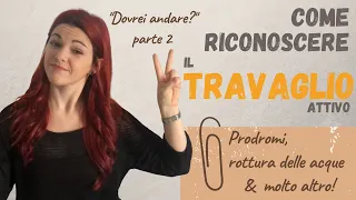 Dovrei andare? | Parte 2 -  Come riconoscere i segnali del travaglio!