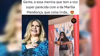 Menina Impressiona com Voz Parecida com a de Marília Mendonça