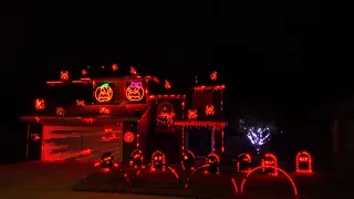 Ghostbusters - Ray Parker Jr. Halloween Light Show