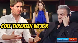 Big Shock YR Spoilers Cole threatens to put Victor in jail if he shuts up about loving Victoria