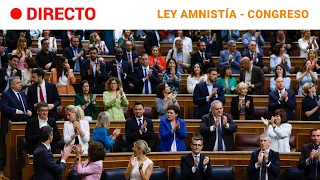 LEY AMNISTÍA: El CONGRESO la APRUEBA de forma definitiva con el RECHAZO frontal de la DERECHA | RTVE