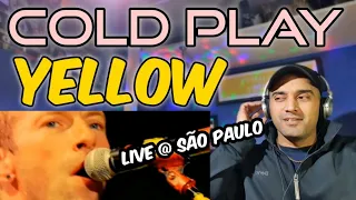 Coldplay - Yellow (Live in São Paulo) - First Time Reaction