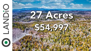 SOLD by LANDiO • 27 Acres of Maine Land for Sale near the Atlantic Ocean