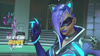 Sombra POTG Steal with Teammates'  Reaction