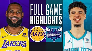 LAKERS vs HORNETS FULL GAME HIGHLIGHTS FEBRUARY 5, 2024 NBA FULL GAME HIGHLIGHTS TODAY 2K24