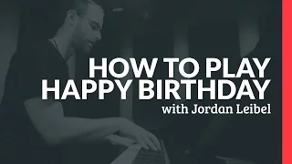 How To Play Happy Birthday On The Piano