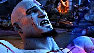 God of War 2 - Zeus Kills Kratos (Zeus Betrayal Cutscene)
