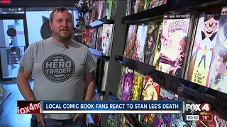 Local comic book fans react to Stan Lee's death