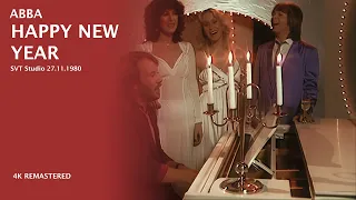 ABBA - Happy New Year [Performed at SVT Studio - 27 November 1980][ 4K ]