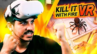 SOY EL MEJOR CAZADOR DE ARAÑAS DEL MUNDO  ( Kill It With Fire VR )