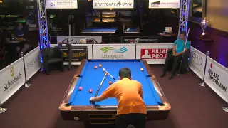 Stuttgart Open, Regio-Cup 2015, No. 03, Dingyuan Wan vs. Max Schmidtke, 10-Ball, Pool-Billard