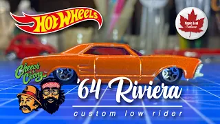 Hot Wheels 1964 Buick Riviera (290) custom pinstriped low rider