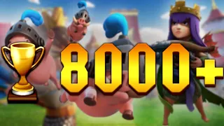 🏆 7850-8000 | СВИНКИ ТРЯС (1/3)🔥КЛЕШ РОЯЛЬ/CLASH ROYALE