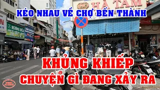 SÀI GÒN KHỦNG KHIẾP GIÁ VÀNG USD TĂNG DÂN KÉO VỀ CHỢ BẾN THÀNH HÔM NAY