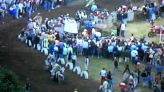 1986 British 500cc Motocross GP Hawkstone Park - Geboers/Jobe Finish Line and Interviews