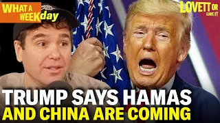 Trump Claims Hamas & China Will Invade America if Biden Wins Again