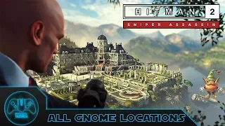 Hitman Sniper Assassin - Agnomaly - All Gnome Locations - Feat Challenge