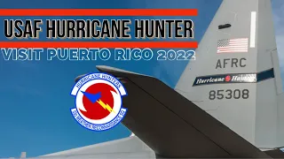 4K | The Visit of the Hurricane Hunter | Isla Grande ,Puerto Rico. #hurricane