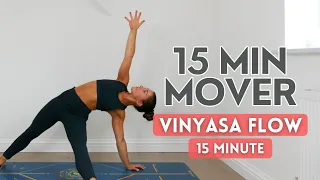 MORNING VINYASA YOGA FLOW 15 MINUTE - Yoga with Charlie Follows