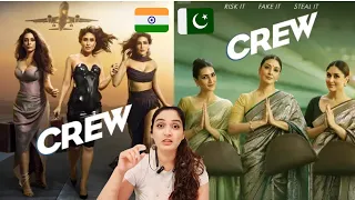 Pakistani reaction on CREW movie teaser | Reaction on CREW teaser | TABU |KAREENA | KRITI | DILJIT