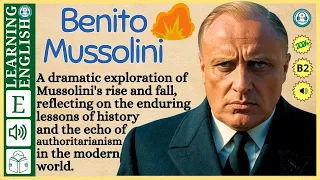 interesting story in English 🔥      Benito Mussolini 🔥 story in English with Narrative Story