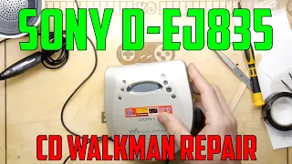 Sony D-EJ835 CD Walkman Repair