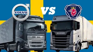 SCANIA VS VOLVO | Guerra de Titanes Suecos | ¿Cuál es Mejor? | Camiones Europeos