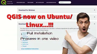 how to install QGIS in Linux or Ubuntu pc || full QGIS installation || QGIS || Linux | ubuntu 22.04