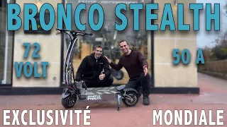 La plus puissante des Trottinettes Électriques Bronco Stealth