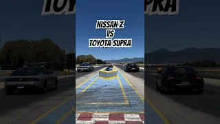 ¿Cuál es MÁS RÁPIDO ? - Nissan Z vs Toyota Supra